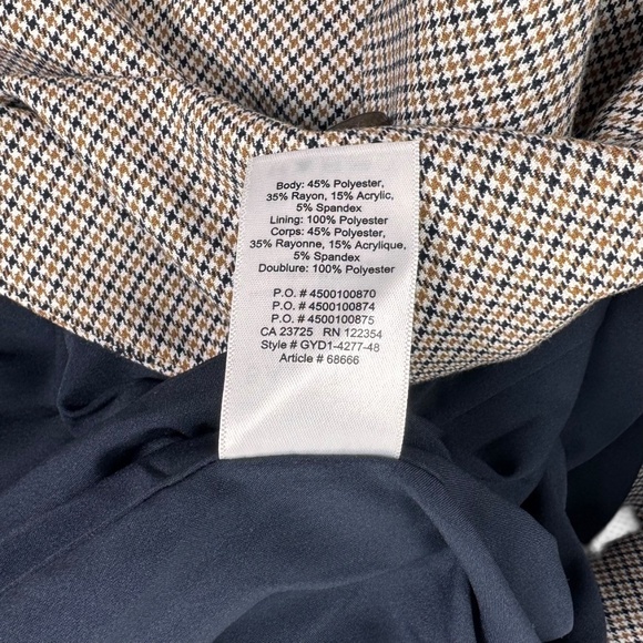 Babaton | 6 | Samuel Double-breasted Blazer | Houndstooth | Business Casual - Picture 7 of 15